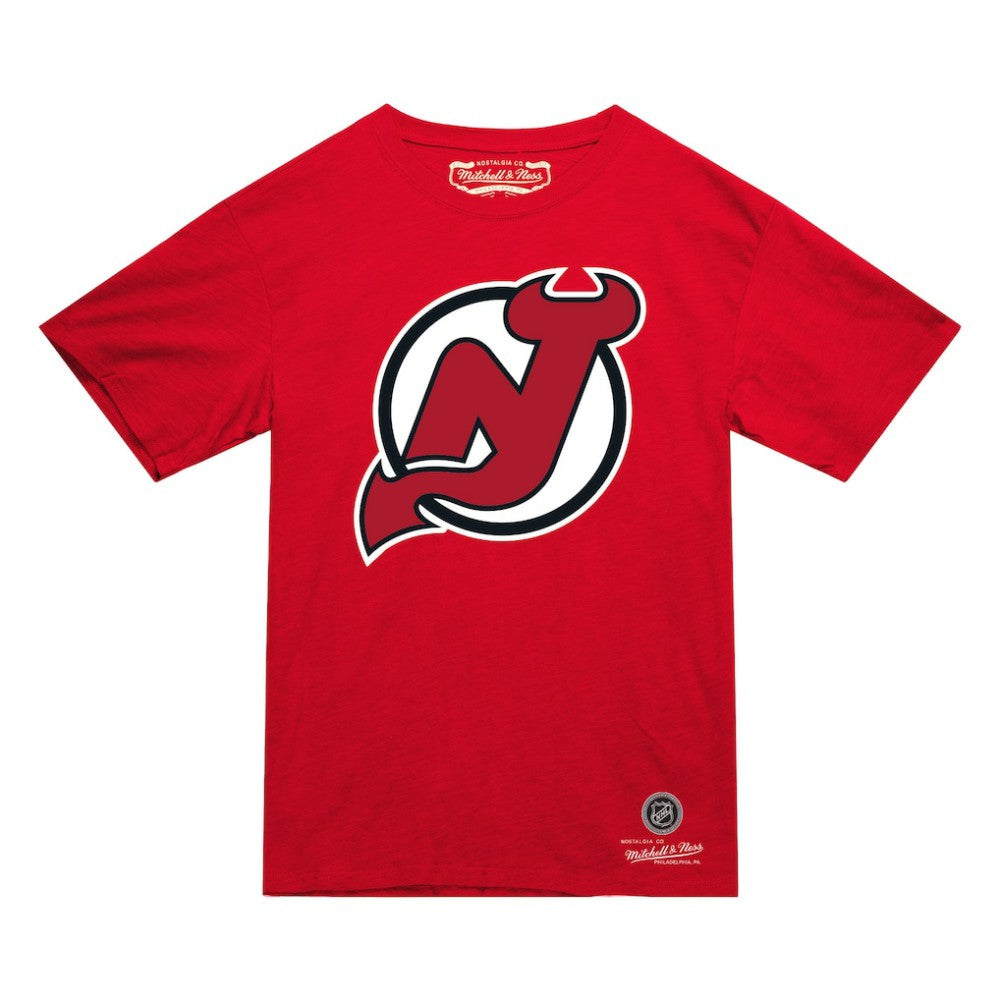 NHL New Jersey Devils Mitchell & Ness Heritage T-Shirt - Red
