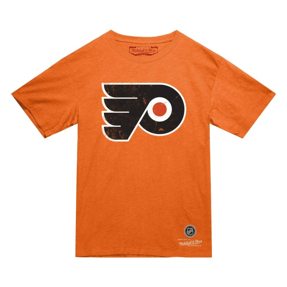 NHL Philadelphia Flyers Mitchell & Ness Heritage T-Shirt - Orange