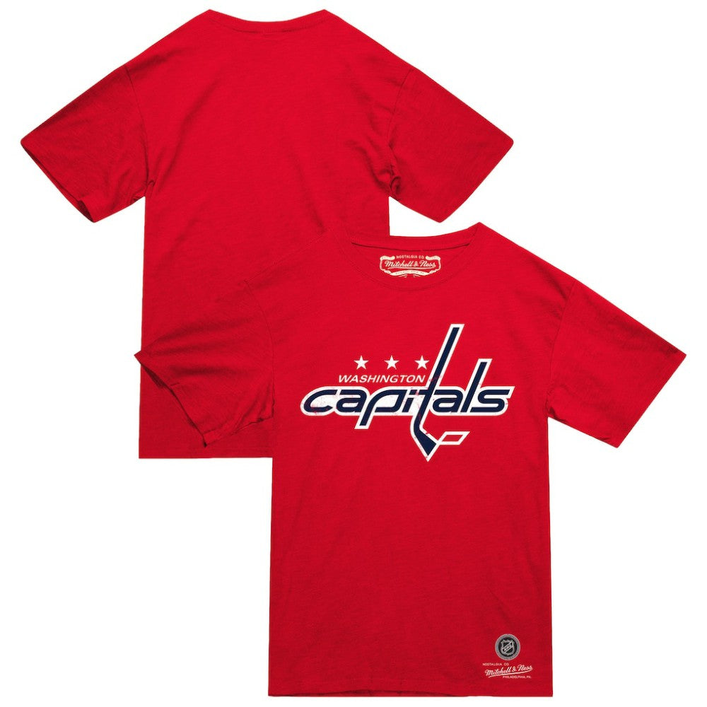 NHL Washington Capitals Mitchell & Ness Heritage T-Shirt - Red