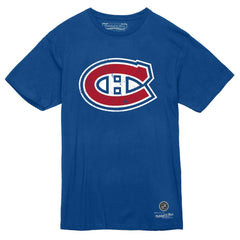 NHL Montreal Canadiens Mitchell & Ness Heritage T-Shirt - Blue