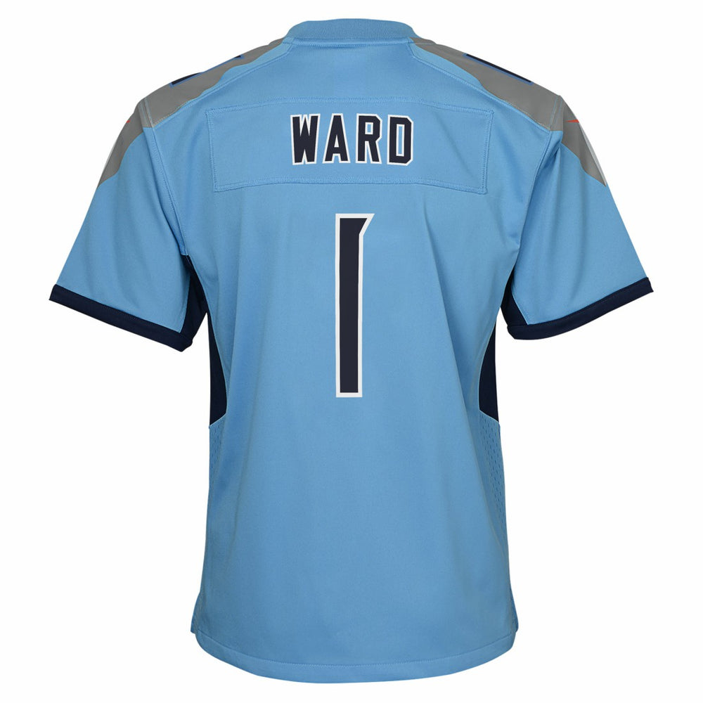 Cameron Ward Tennessee Titans Youth Team Game Jersey Light Blue