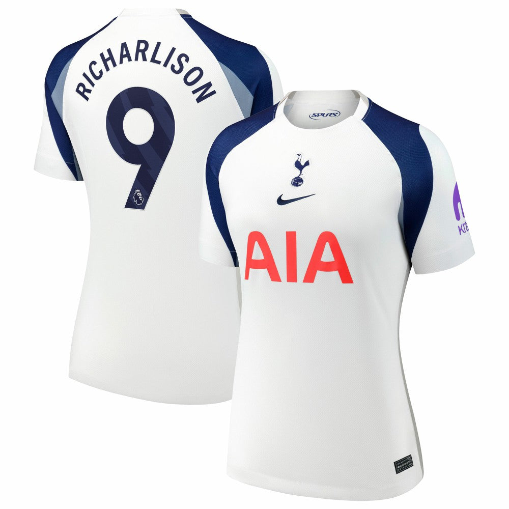 Richarlison Tottenham Hotspur Women's 2025/26 Home Replica Player Jersey White