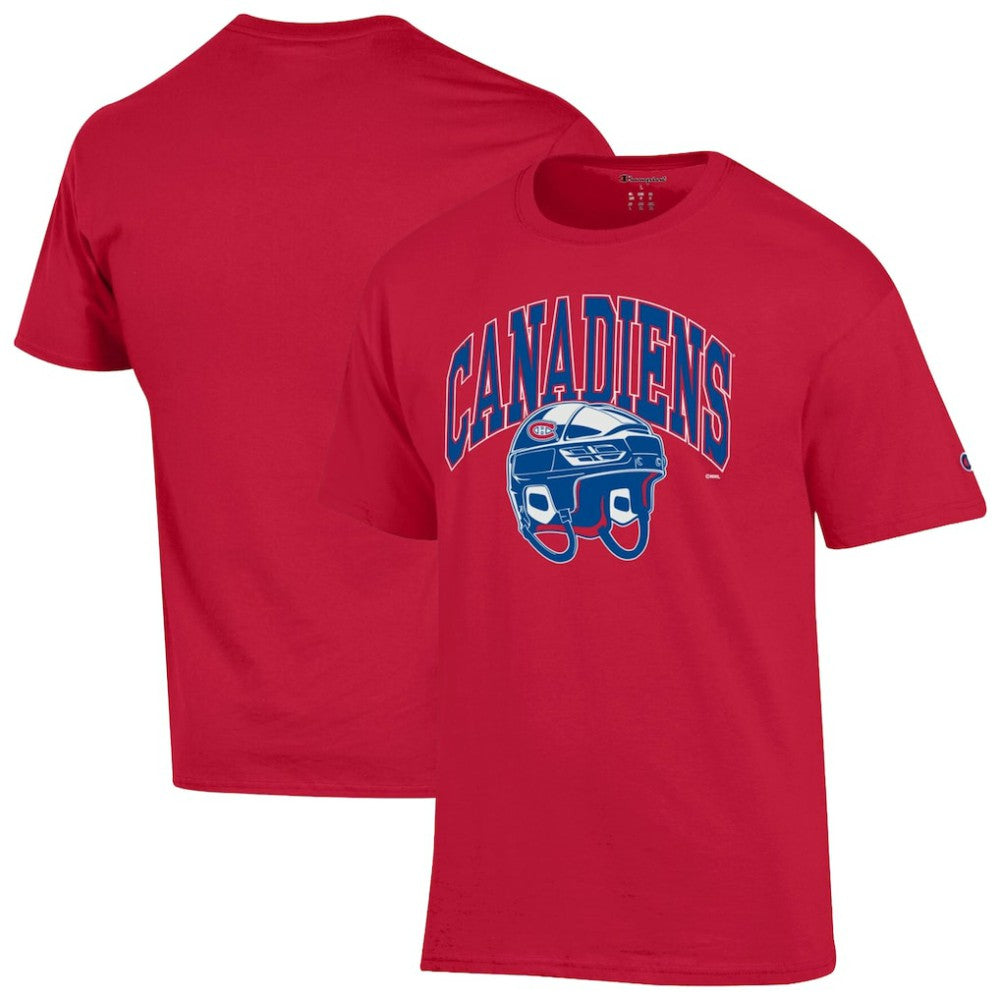 NHL Montreal Canadiens Champion Helmet T-Shirt - Red