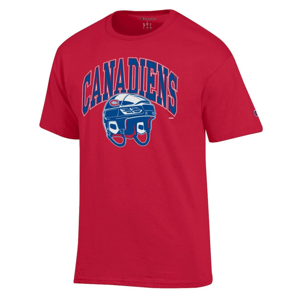 NHL Montreal Canadiens Champion Helmet T-Shirt - Red