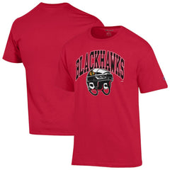 NHL Chicago Blackhawks Champion Helmet T-Shirt - Red