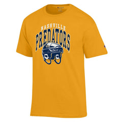 NHL Nashville Predators Champion Helmet T-Shirt - Gold