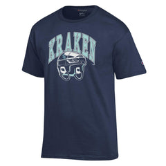 NHL Seattle Kraken Champion Helmet T-Shirt - Navy