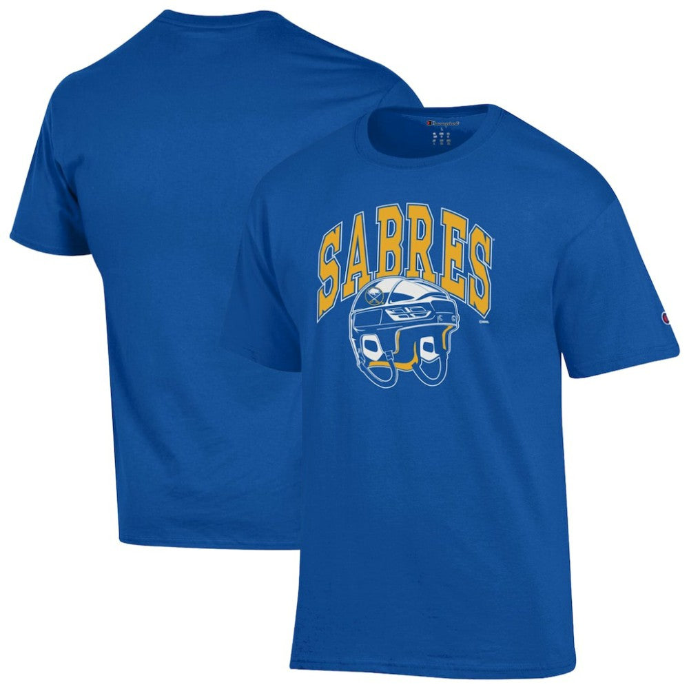 NHL Buffalo Sabres Champion Helmet T-Shirt - Royal