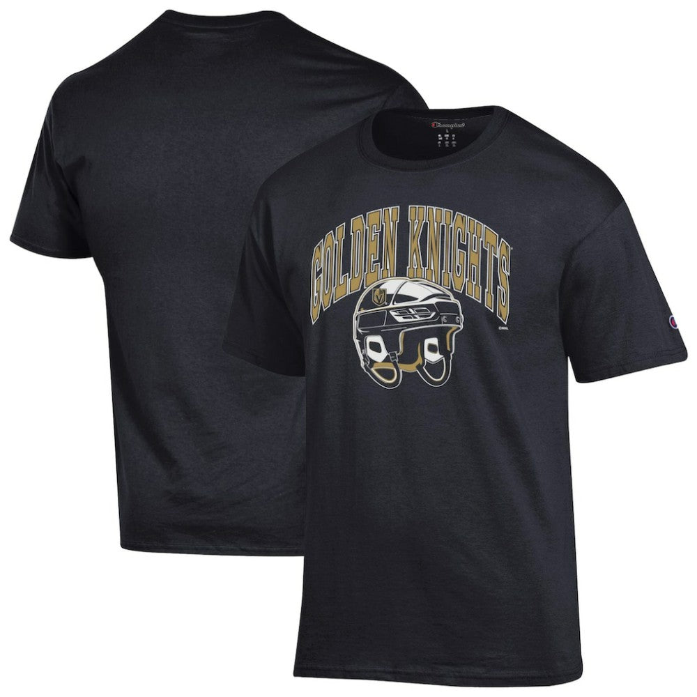 NHL Vegas Golden Knights Champion Helmet T-Shirt - Black