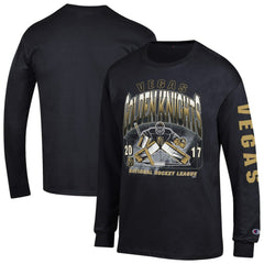 NHL Vegas Golden Knights Champion Long Sleeve Jersey T-Shirt - Black