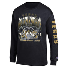 NHL Vegas Golden Knights Champion Long Sleeve Jersey T-Shirt - Black