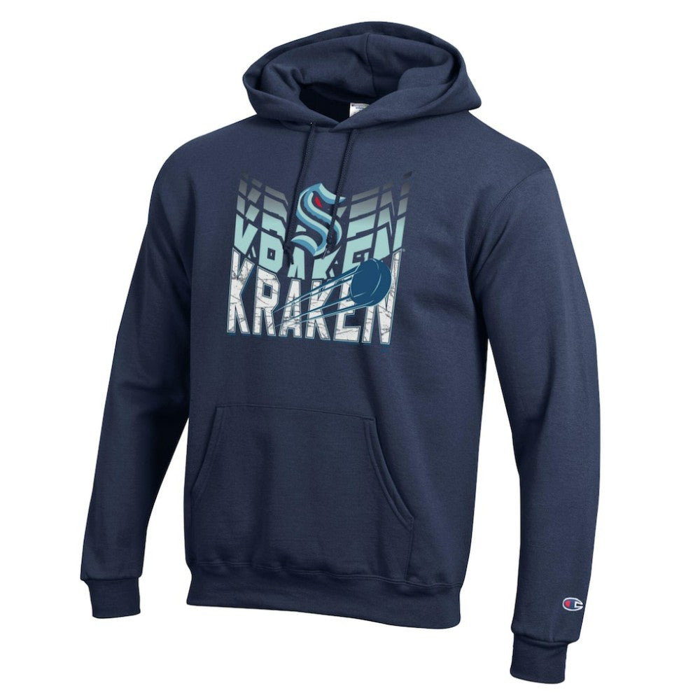 NHL Seattle Kraken Champion Powerblend Hoodie - Navy