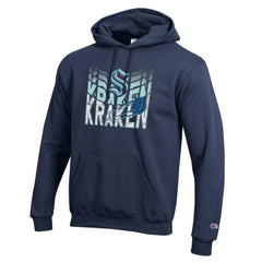 NHL Seattle Kraken Champion Powerblend Hoodie - Navy