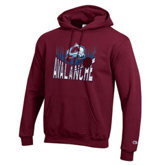 NHL Colorado Avalanche Champion Powerblend Hoodie - Burgundy