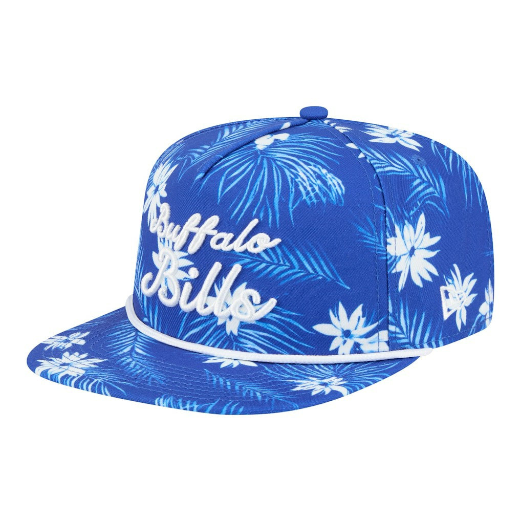 Buffalo Bills New Era Palm Print A-Frame 9FIFTY Snapback Hat Royal