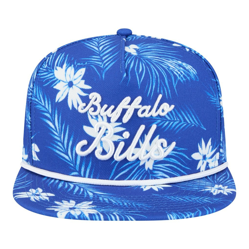 Buffalo Bills New Era Palm Print A-Frame 9FIFTY Snapback Hat Royal