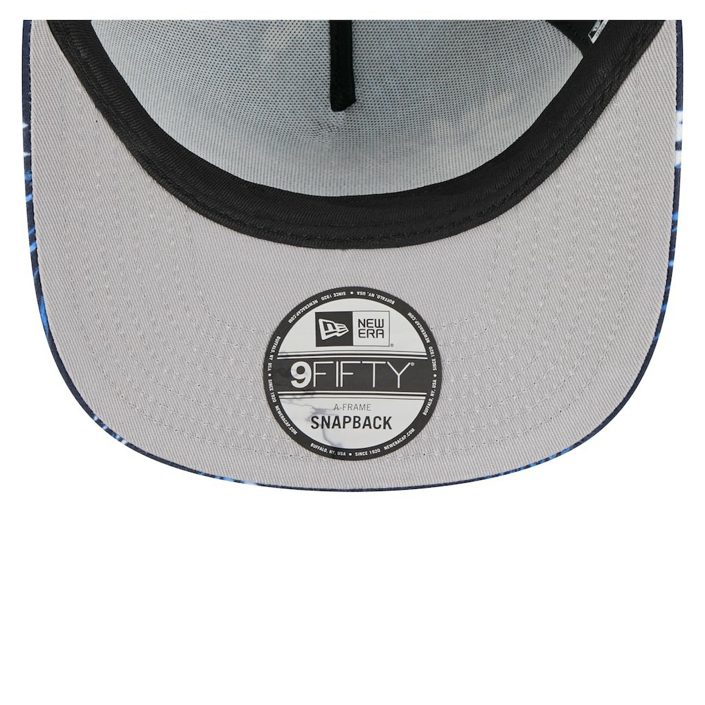 Chicago Bears New Era Palm Print A-Frame 9FIFTY Snapback Hat Navy