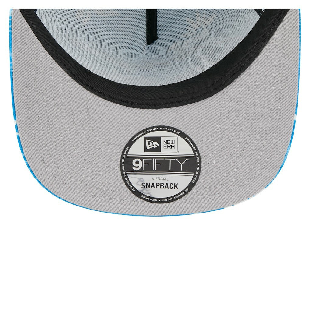 Los Angeles Chargers New Era Palm Print A-Frame 9FIFTY Snapback Hat Powder Blue