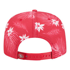 San Francisco 49ers New Era Palm Print A-Frame 9FIFTY Snapback Hat Scarlet