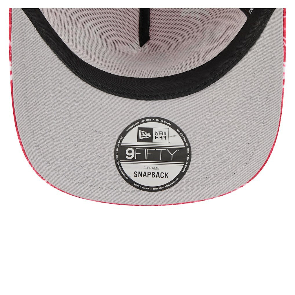 San Francisco 49ers New Era Palm Print A-Frame 9FIFTY Snapback Hat Scarlet