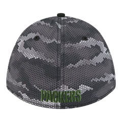 Green Bay Packers New Era Camo A-Frame 39THIRTY Flex Hat Black