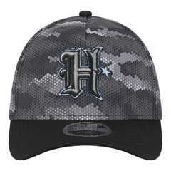 Houston Texans New Era Camo A-Frame 39THIRTY Flex Hat Black