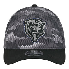Chicago Bears New Era Camo A-Frame 39THIRTY Flex Hat Black