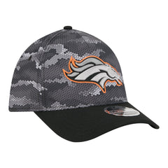 Denver Broncos New Era Camo A-Frame 39THIRTY Flex Hat Black