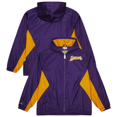 Los Angeles Lakers Playmaker Full-Zip Hooded Windbreaker Jacket Purple