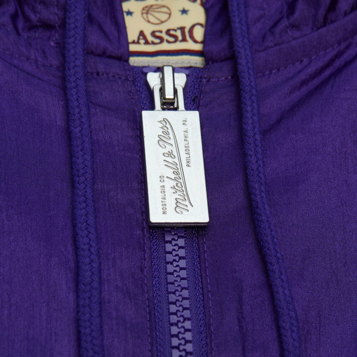 Milwaukee Bucks Playmaker Full-Zip Hooded Windbreaker Jacket Purple