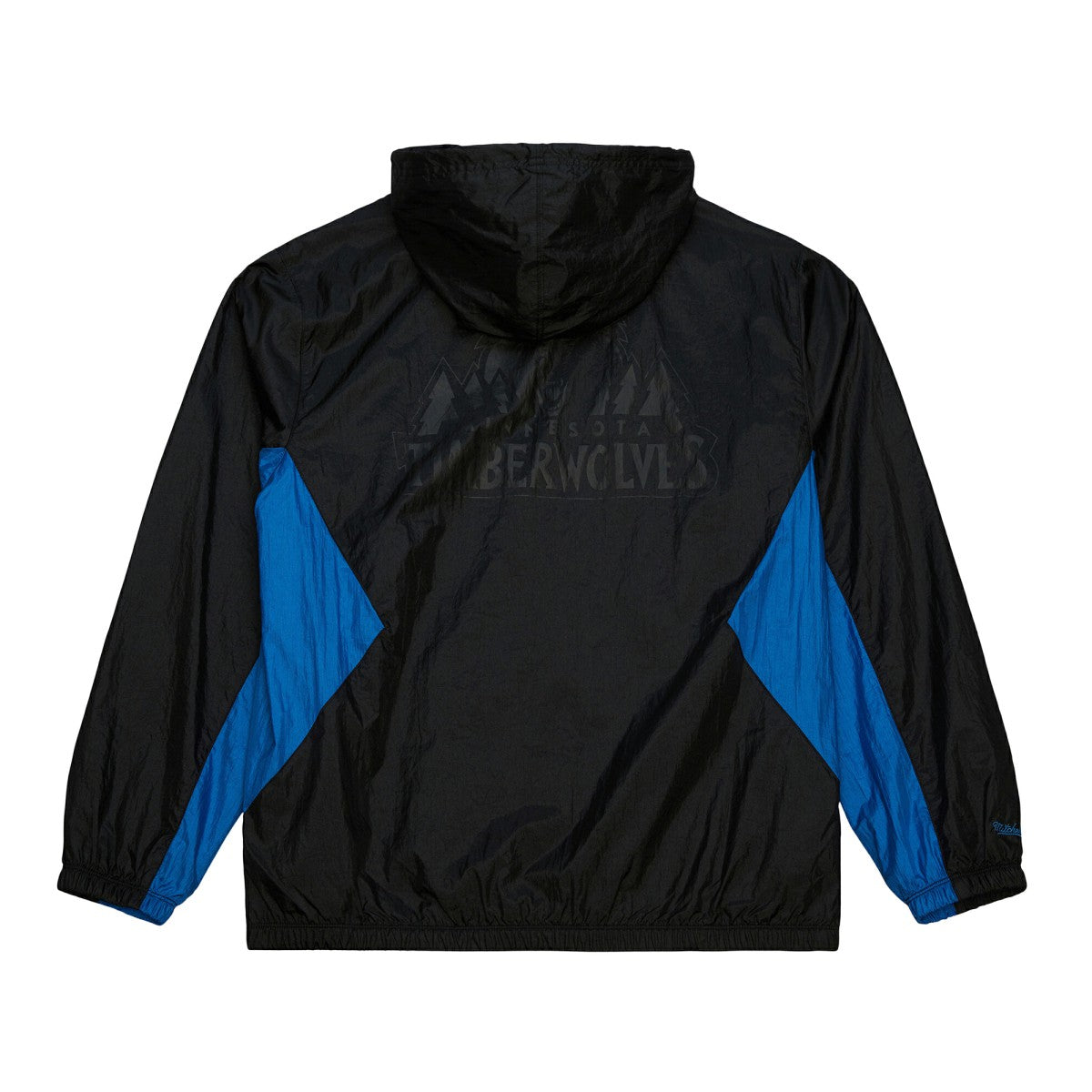 Minnesota Timberwolves Playmaker Full-Zip Hooded Windbreaker Jacket Black