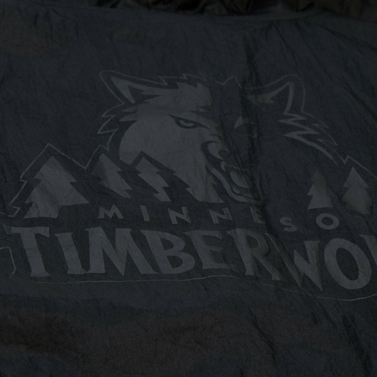 Minnesota Timberwolves Playmaker Full-Zip Hooded Windbreaker Jacket Black