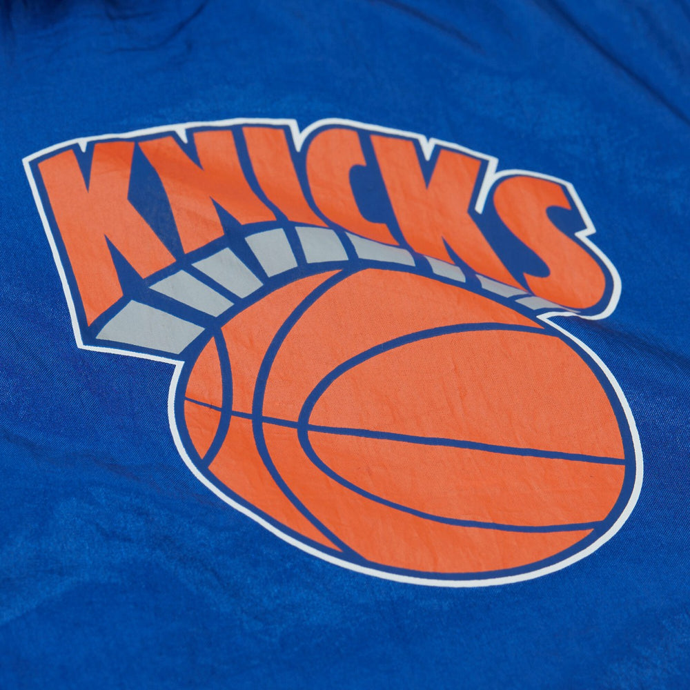 New York Knicks Playmaker Full-Zip Hooded Windbreaker Jacket Blue