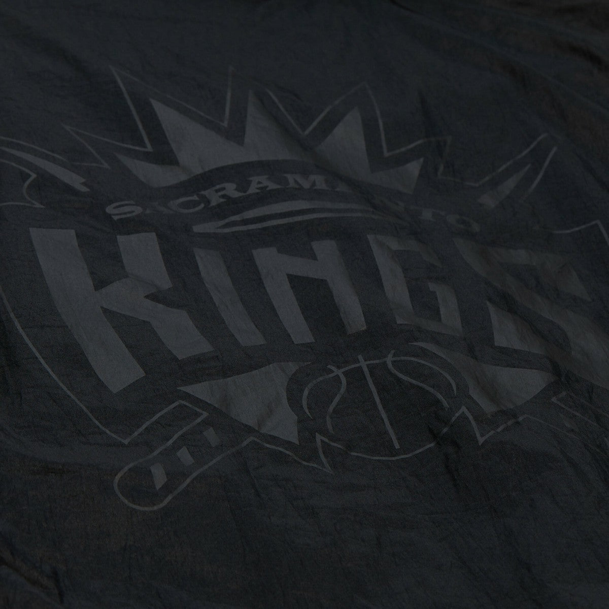 Sacramento Kings Playmaker Full-Zip Hooded Windbreaker Jacket Black