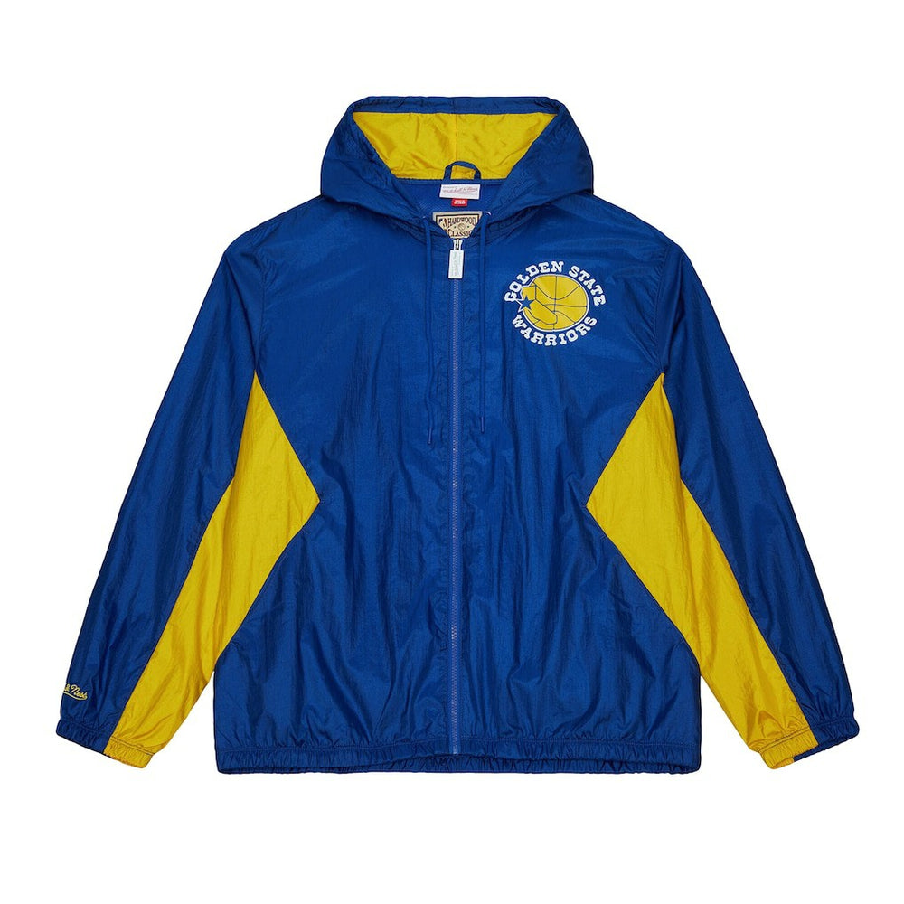 Golden State Warriors Playmaker Full-Zip Hooded Windbreaker Jacket Royal