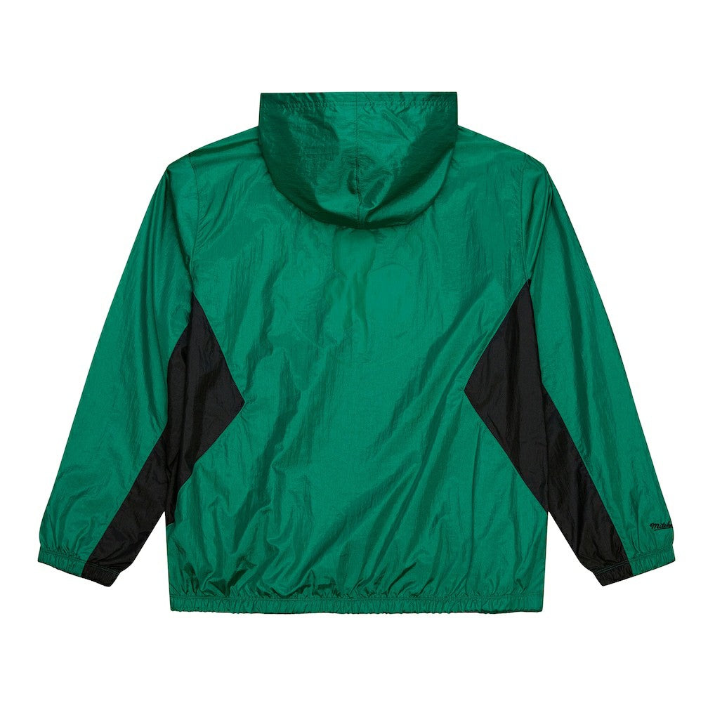 Boston Celtics Playmaker Full-Zip Hooded Windbreaker Jacket Kelly Green