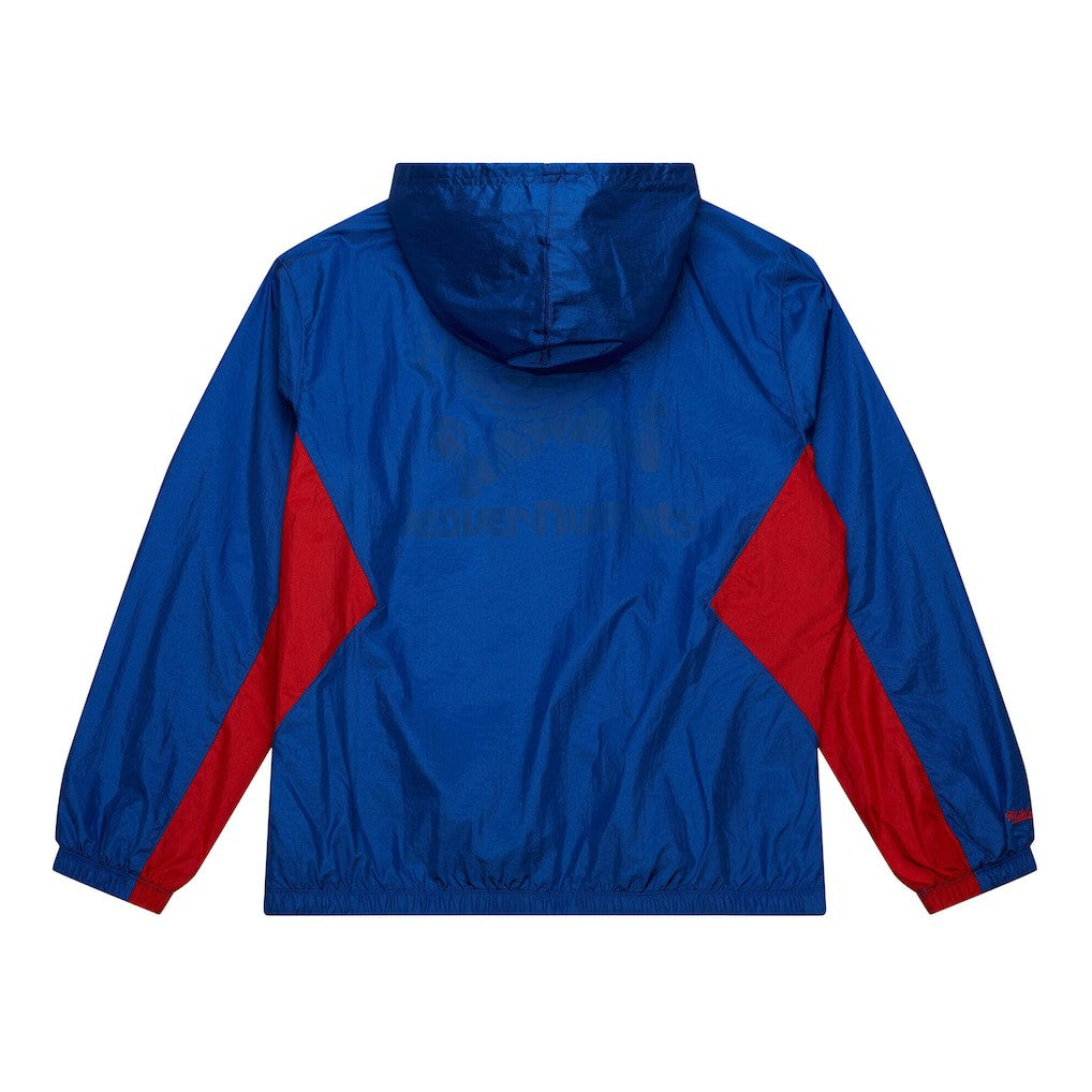 Denver Nuggets Playmaker Full-Zip Hooded Windbreaker Jacket Blue