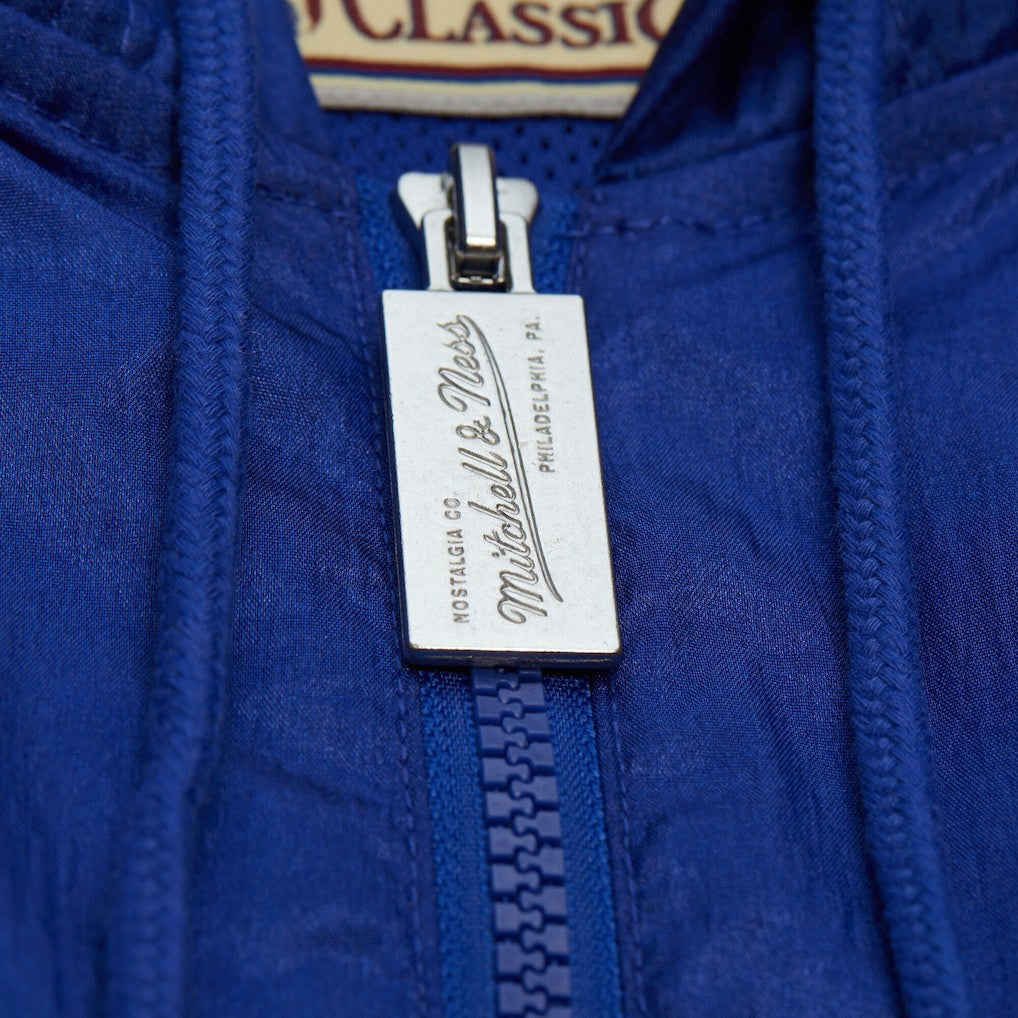 Dallas Mavericks Playmaker Full-Zip Hooded Windbreaker Jacket Blue