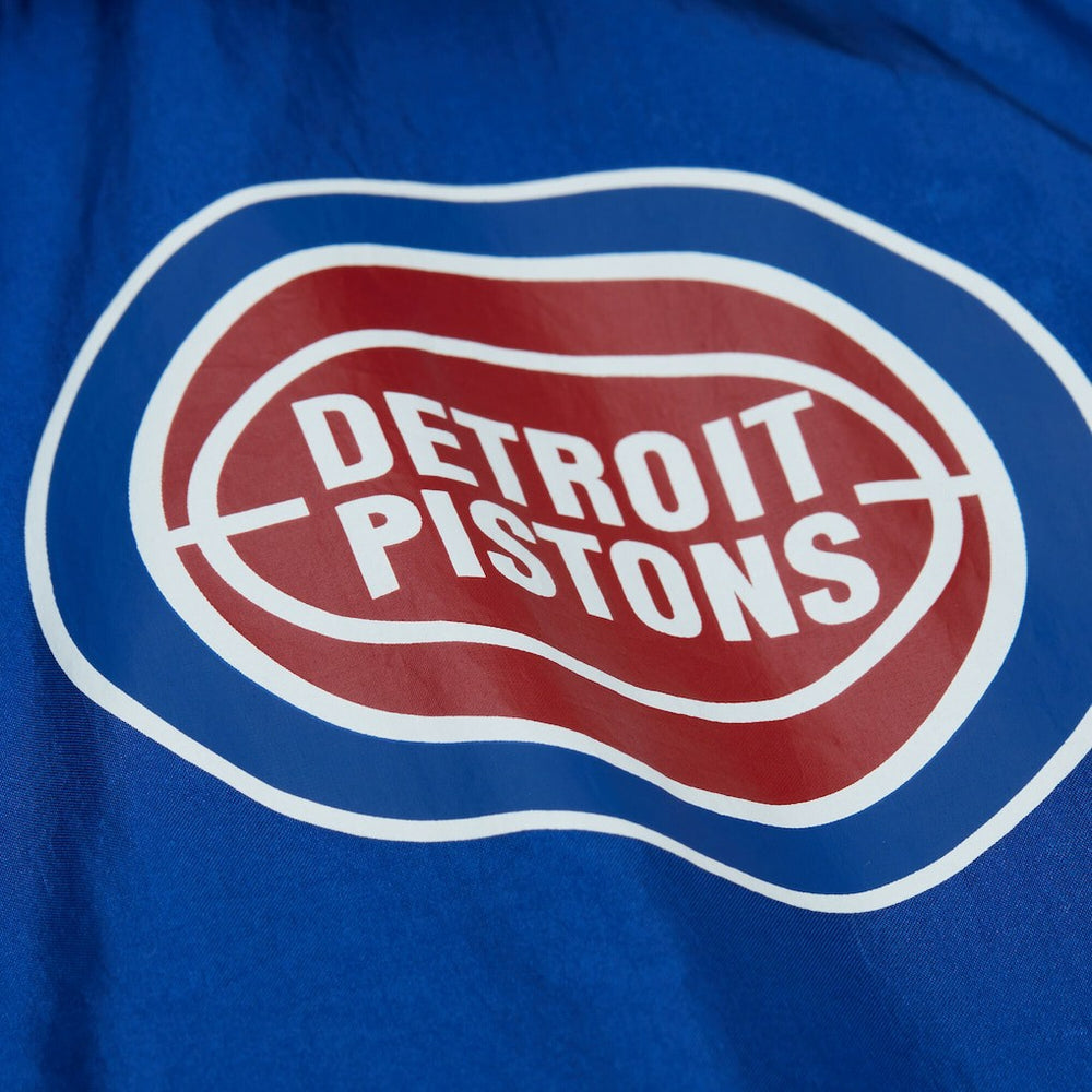 Detroit Pistons Playmaker Full-Zip Hooded Windbreaker Jacket Blue