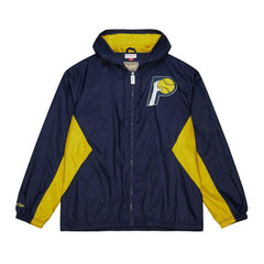 Indiana Pacers Playmaker Full-Zip Hooded Windbreaker Jacket Navy