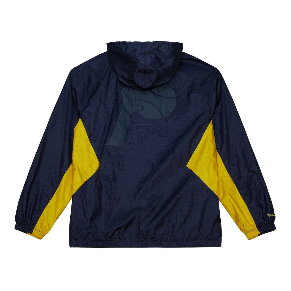 Indiana Pacers Playmaker Full-Zip Hooded Windbreaker Jacket Navy