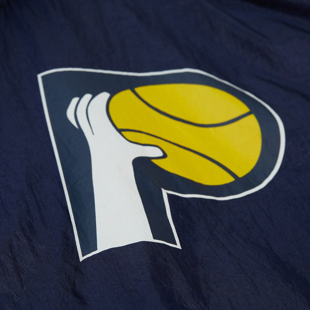 Indiana Pacers Playmaker Full-Zip Hooded Windbreaker Jacket Navy