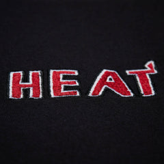 Miami Heat Unisex Playmaker Vintage Logo T-Shirt Black