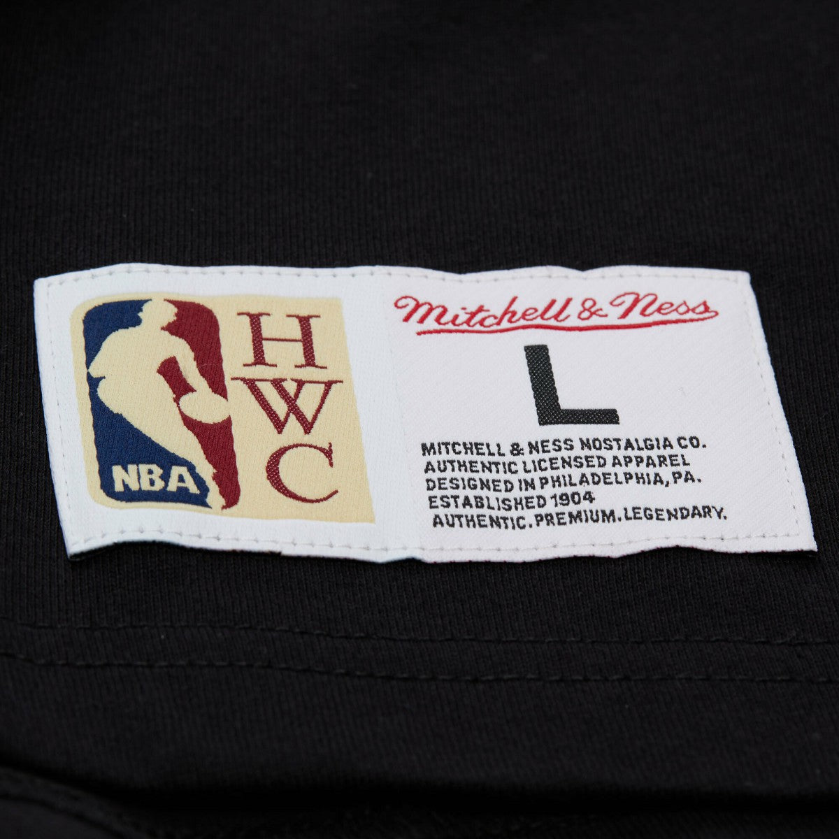 Miami Heat Unisex Playmaker Vintage Logo T-Shirt Black