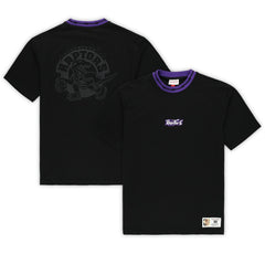 Toronto Raptors Unisex Playmaker Vintage Logo T-Shirt Black