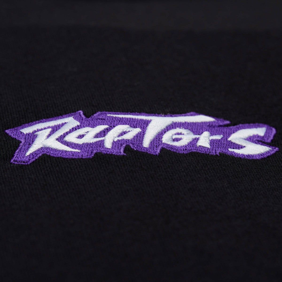 Toronto Raptors Unisex Playmaker Vintage Logo T-Shirt Black