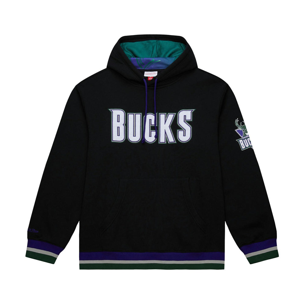 Milwaukee Bucks Unisex Vintage Heavyweight Hoodie Black