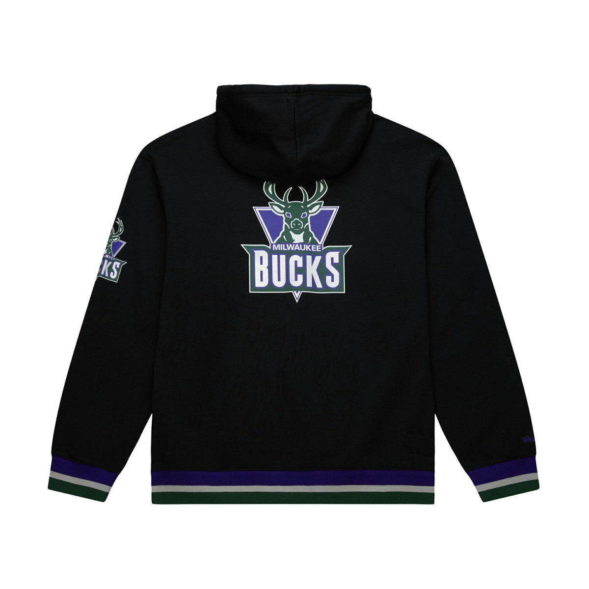 Milwaukee Bucks Unisex Vintage Heavyweight Hoodie Black