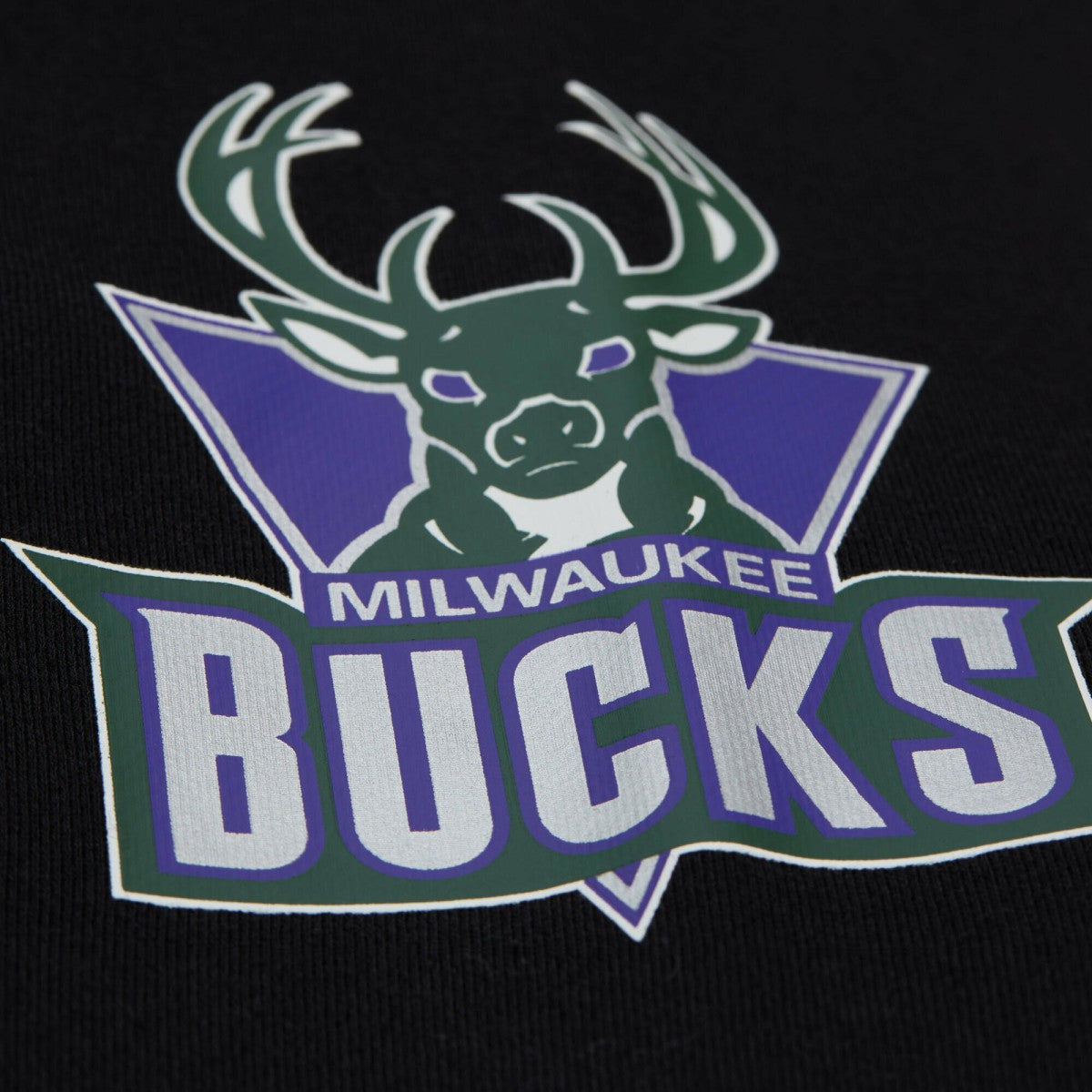 Milwaukee Bucks Unisex Vintage Heavyweight Hoodie Black