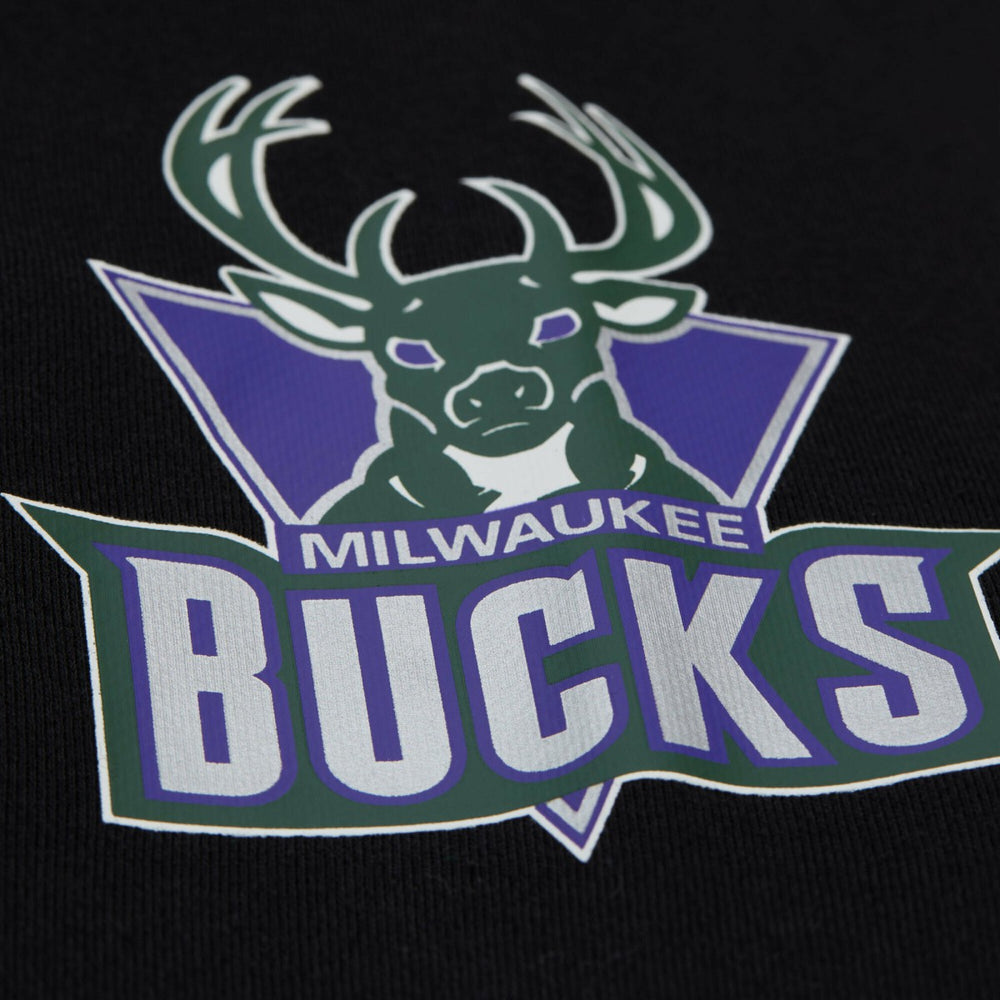 Milwaukee Bucks Unisex Vintage Heavyweight Hoodie Black